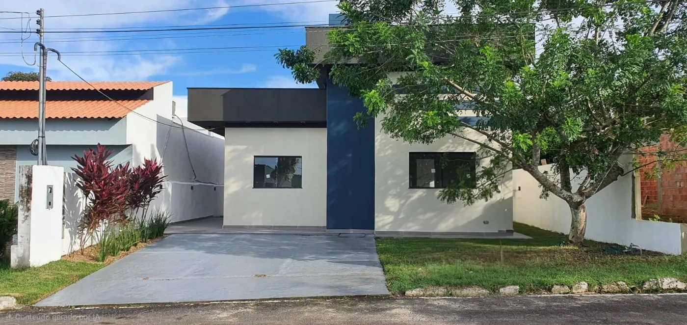 Casa térrea nova com garagem no condomínio Ecoville, Iranduba