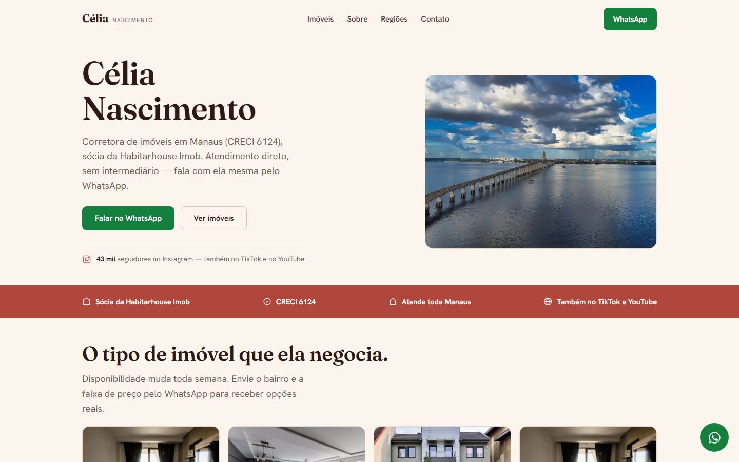 Site Celia Nascimento Corretora