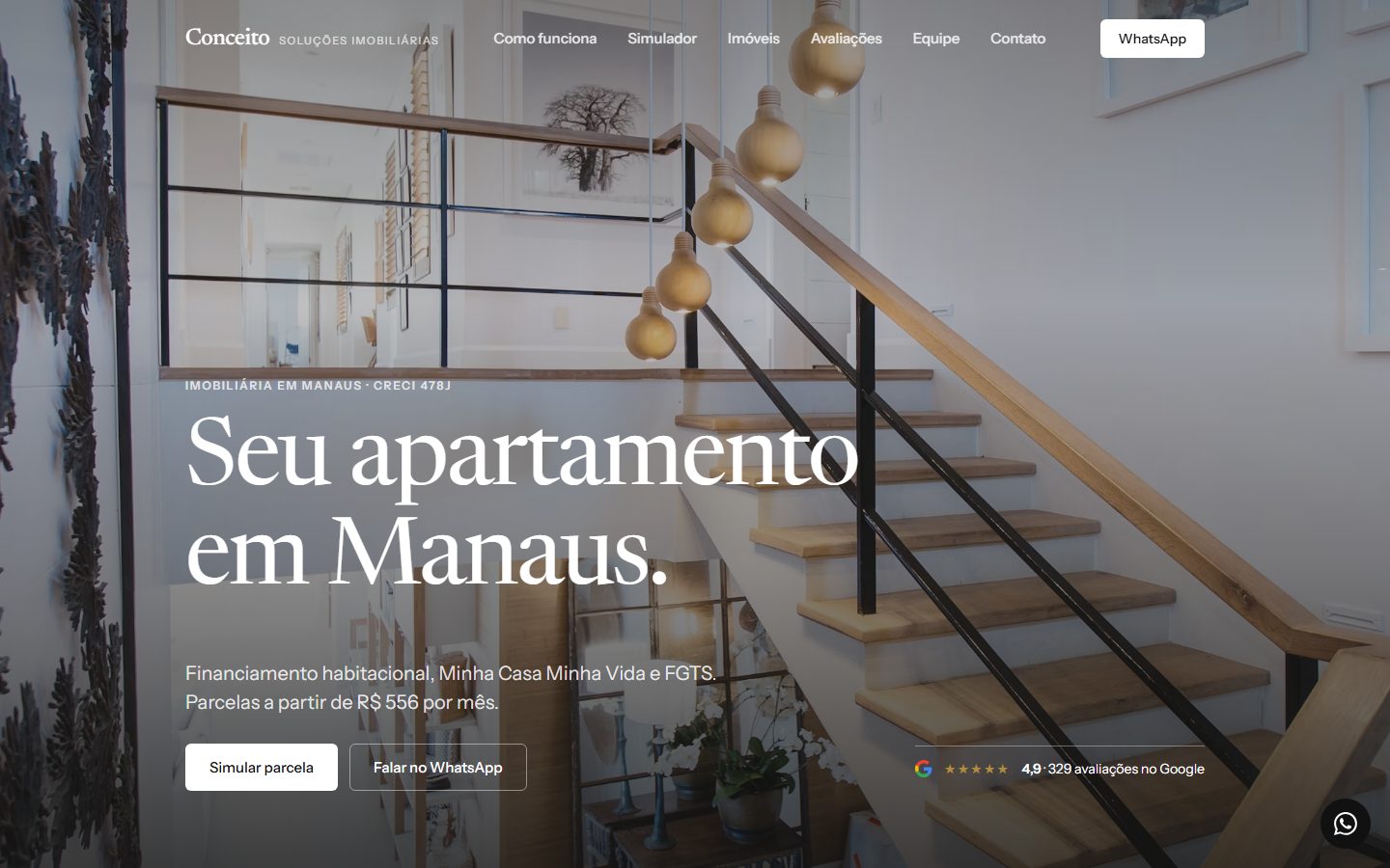 Site Conceito Soluções Imobiliárias