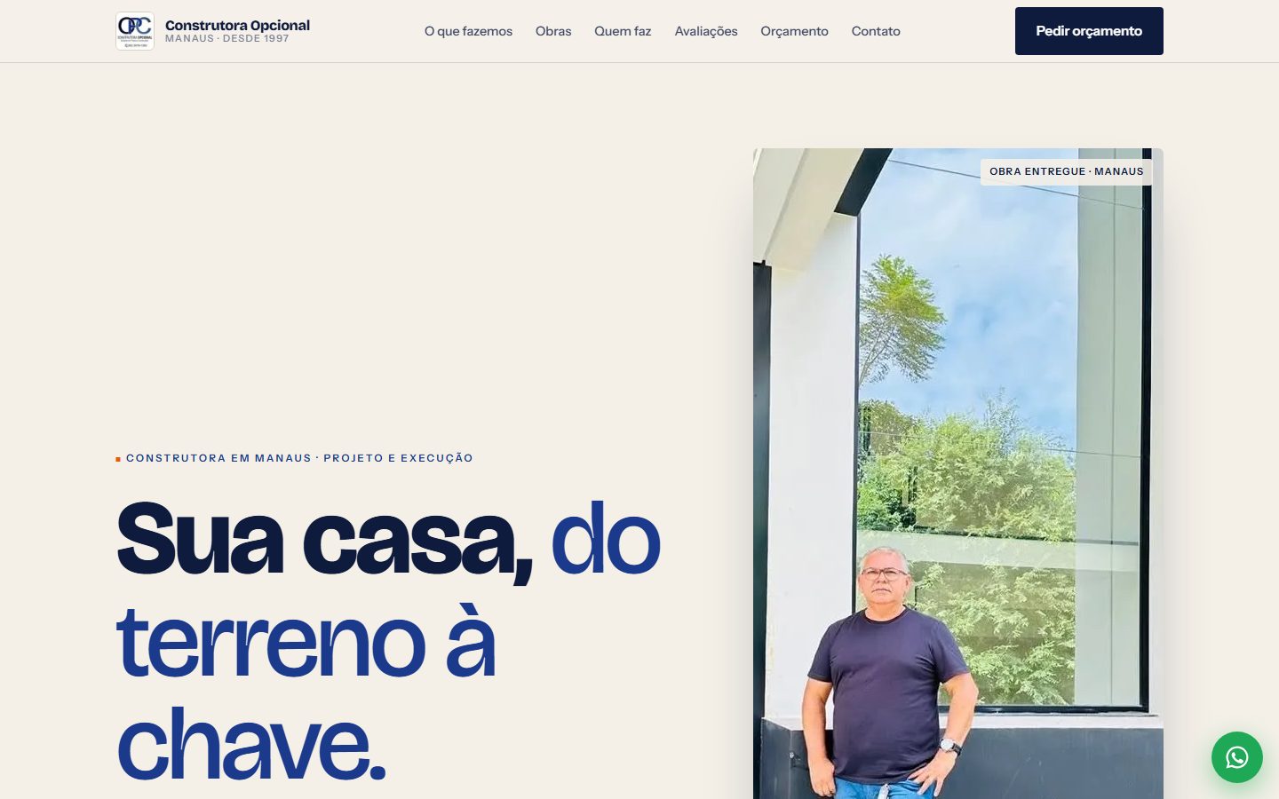 Site Construtora Opcional