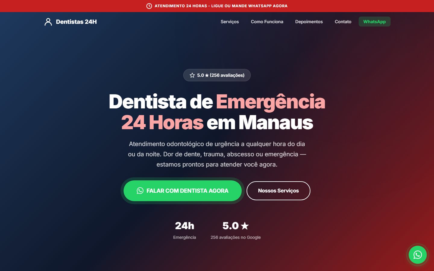 Site Dentistas 24 Horas