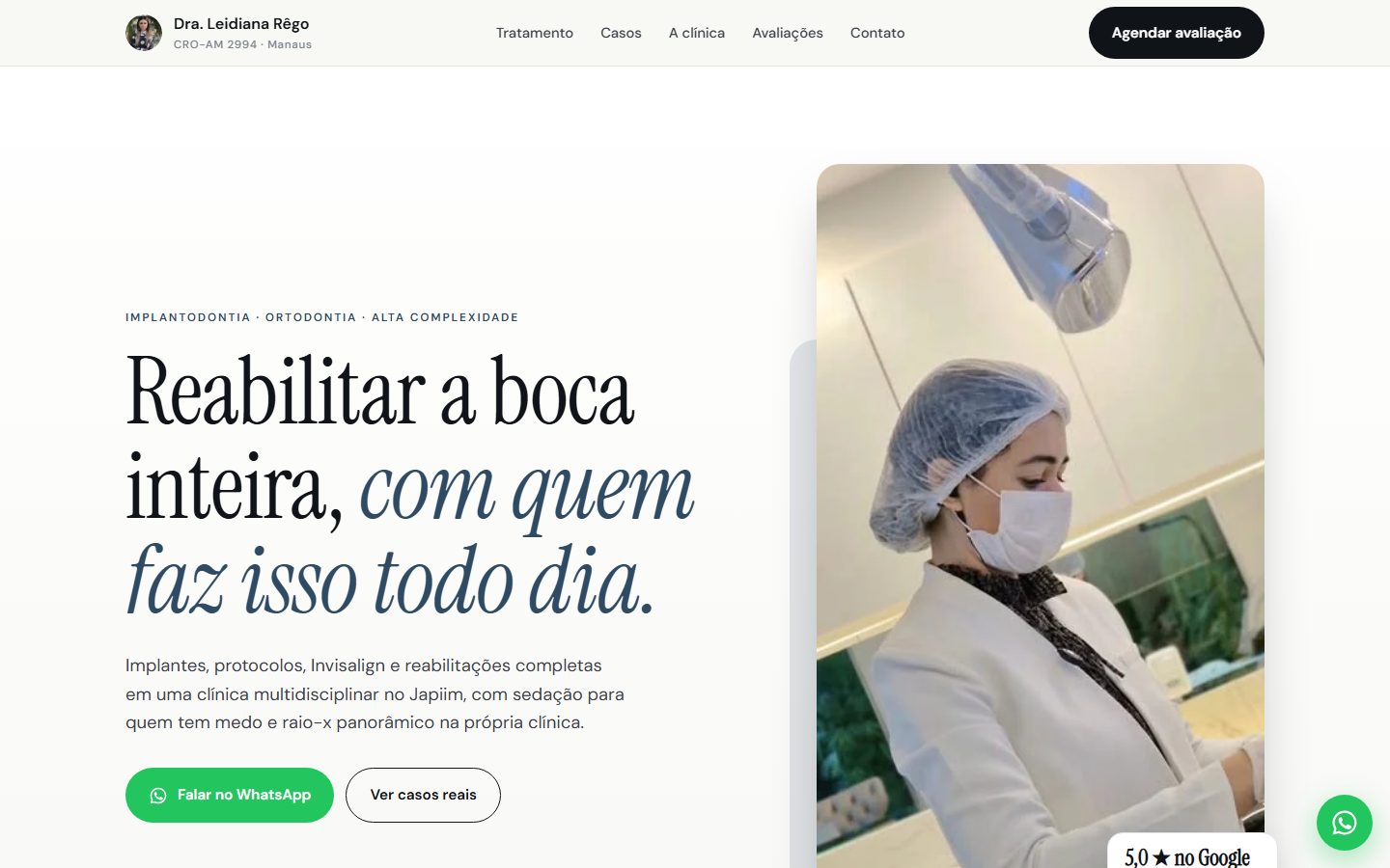 Site Dra. Leidiana Rêgo