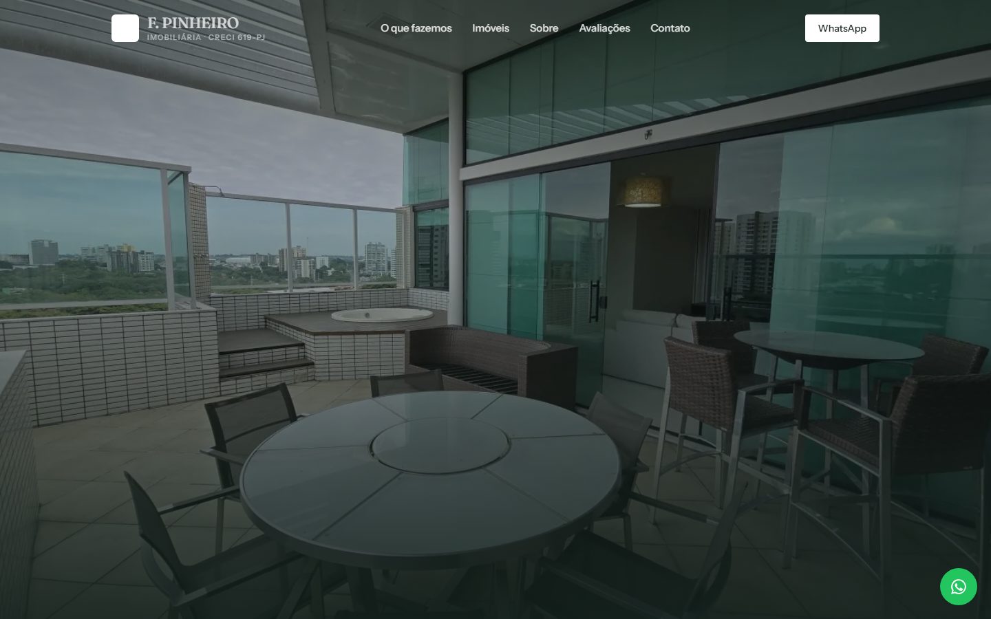 Site Imobiliária F. Pinheiro