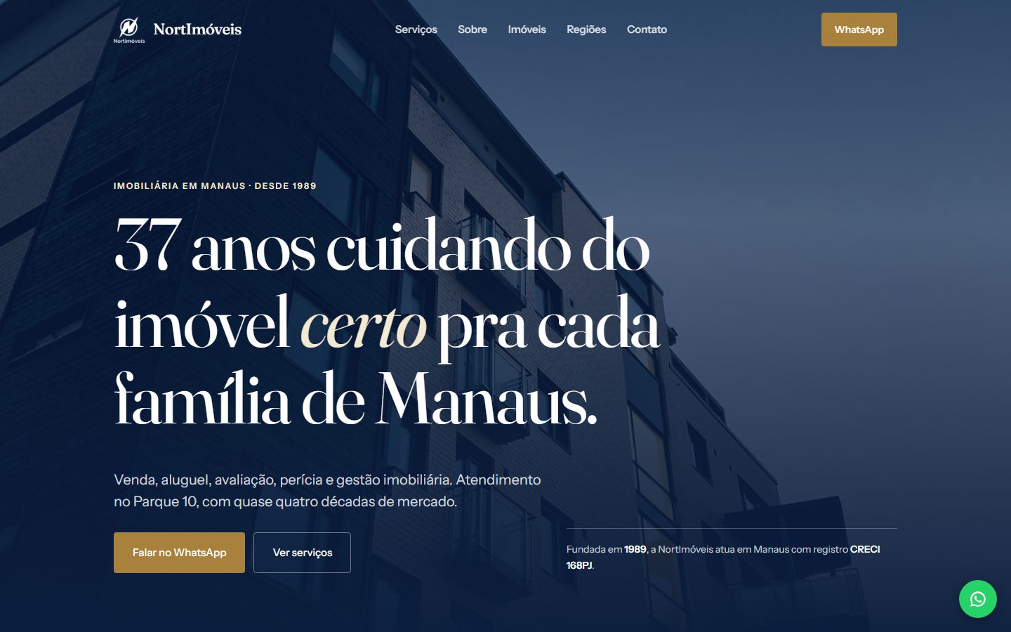 Site Nortimóveis