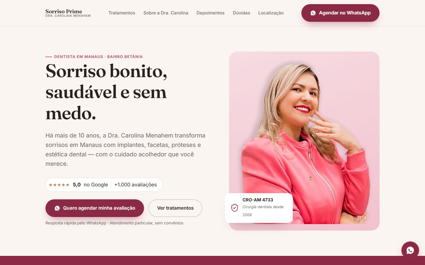 Site Sorriso Prime