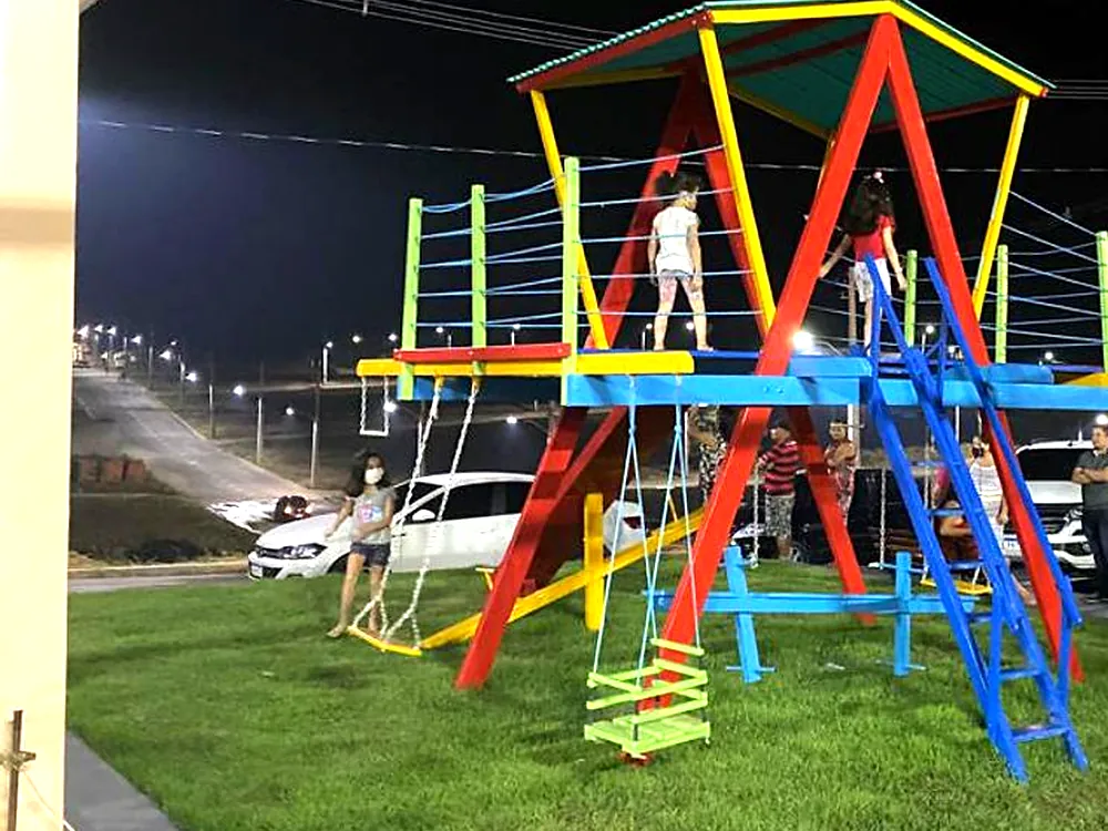 Playground do Exclusive Park, loteamento da Kardex Incorporadora