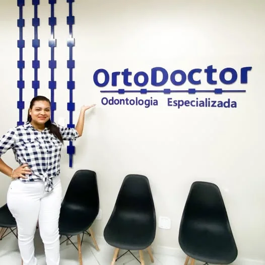 Recepção da OrtoDoctor Parque 10 com atendente