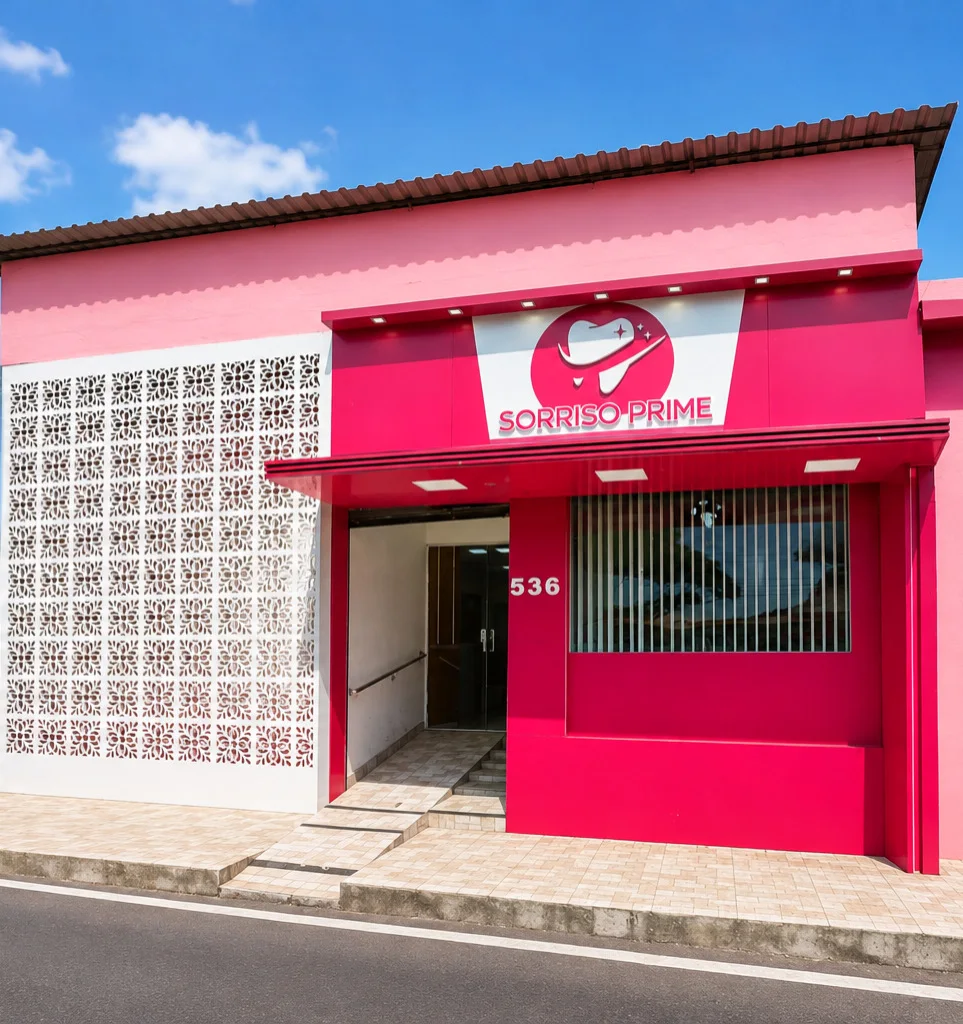 Fachada da Sorriso Prime Odontologia na Betânia, Manaus
